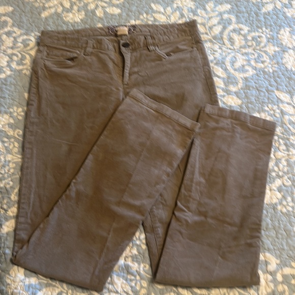 J crew dove grey matchstick corduroy pants 29 R - Picture 4 of 5